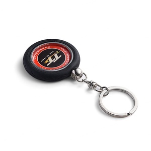 Promotional <b>Key</b> <b>Chain</b> Custom Logo Epoxy Tire Car Wheel Shape 3D Soft PVC Keychain - Product Image 4