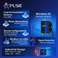 Módem Inalámbrico LoRa PUSR SX1262 RS232 RS485, Módulo DI+DO IO, Punto a Puerta de Enlace, Transferencia de Datos LoRa de Largo Alcance de hasta 8KM, USR-LG207