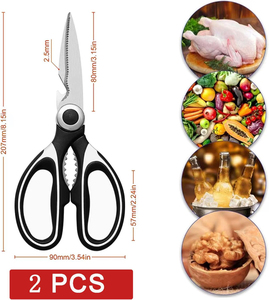 กรรไกรสำหรับใช้ในครัวกรรไกรสำหรับงานหนักกรรไกรสำหรับงานครัวกรรไกรสำหรับอัพเกรดสัตว์ปีกเครื่องล้างจานปลอดภัยสำหรับอาหารประเภทเนื้อสัตว์ - Product Image 2