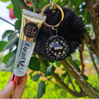 Gloss à lèvres liquide minéral waterproof pour marques privées, fournisseur Jingying, avec porte-clés