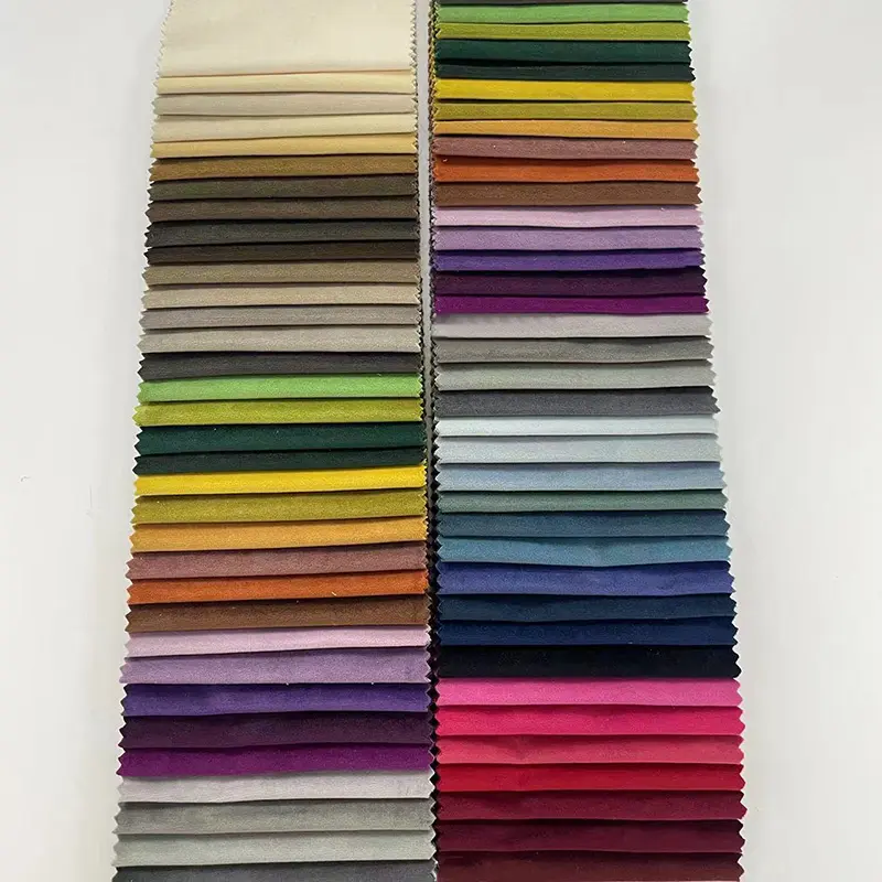 Hemat biaya 100 bahan beludru poliester kain pelapis beludru Belanda kain beludru Sofa untuk dijual