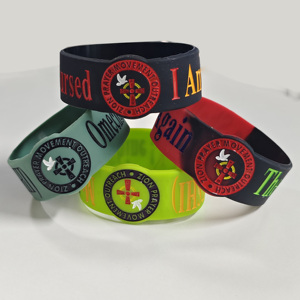 Bracelets promotionnels personnalisés avec logo, bracelets en silicone lumineux pour fêtes et course à pied, bracelets personnalisés - Product Image 6
