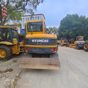 Excavadora de ruedas usada de alta rentabilidad, Hyundai 60W-9, excavadora compacta de 6 toneladas en buen estado, ¡gran oferta! - Product Image 6