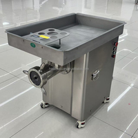 Machine à hacher la viande électrique semi-automatique professionnelle, moteur haute efficacité, acier inoxydable, pour saucisses