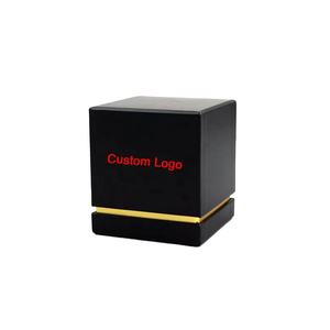 Boîte cadeau de luxe personnalisée en carton recyclé pour flacon de parfum, avec gaufrage, revêtement UV et doublure en éponge - Product Image 2