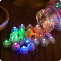 Bunte Mini Runde LED-Blitzballonlichter Mehrfarbige Laternen Leuchtkugel Leuchtlampe Geburtstag Hochzeit Weihnachten Party Dekoration