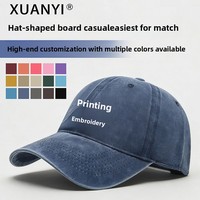 Casquette de baseball personnalisée avec logo brodé, 100 % coton, réglable, 6 panneaux, protection solaire pour la restauration, la publicité du thé au lait et du café