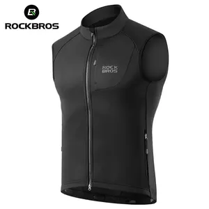 ROCKBROS New Arrival Running Cycling keep warm Vest Women Men Cycling windproof fleece thermal vest
