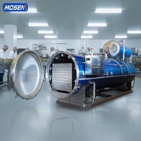 Stérilisateur industriel de type pulvérisation Mosen, autoclave pour bocaux en verre, boîtes de conserve, bouteilles en PP, bouteilles en HDPE et sachets