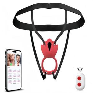 APP-gesteuertes Silikon+ABS Leichtgewichtiges Erotik-Sexspielzeug für Erwachsene Tragbarer Paar-Vibrator für Unsichtbare Klitoris-Stimulation - Product Image 1