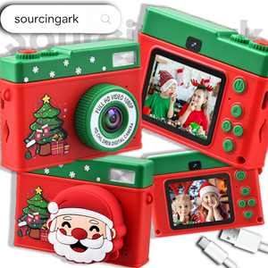 Appareil photo pour enfants SourcingArk 2026, 2 pouces HD, écran à motifs de dessins animés, idéal pour anniversaire et Noël, meilleur cadeau de Noël, succès commercial Y3 - Product Image 1