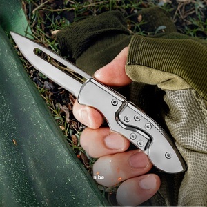 Coltello Pieghevole Portatile in Acciaio Inossidabile per Esterni, Mini Coltello Meccanico Tutto in Acciaio OEM EDC per Campeggio, Fai-da-Te, Uso Industriale - Product Image 4