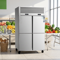 Congélateur vertical commercial extensible 100L-150L à porte unique, refroidissement direct, contrôle numérique de la température - Réfrigérateur Ice Cool Box