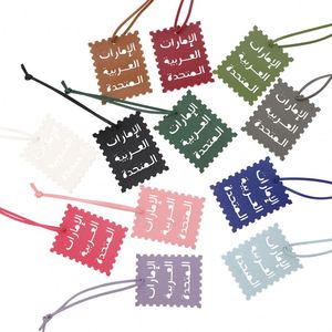 Stock in Bulk Multi Colors <b>Bag</b> <b>Charms</b> Keychain UAE Font <b>Charms</b> Pu Leather <b>Bag</b> Pendant <b>Charms</b> for Handbag Decoration - Product Image 1