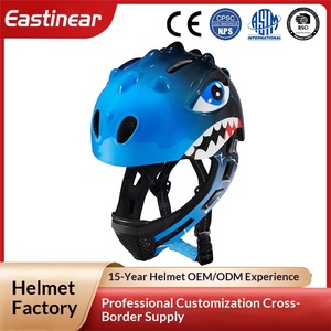 Nuevo Casco de Ciclismo Infantil con Diseño de Dinosaurio de Dibujos Animados, Protección Facial Completa <span class=keywords><strong>para</strong></span> Ciclismo, Patinaje de Velocidad, Patinaje sobre Ruedas y <span class=keywords><strong>Bicicleta</strong></span> de Equilibrio - Product Image 5