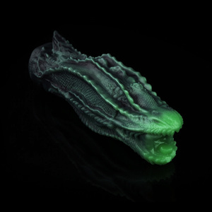 เครื่องช่วยสำเร็จความใคร่ชาย LUUK Green Monster Scale ทำจากซิลิโคนเนื้อนุ่ม สำหรับผู้ชาย ช่องคลอดจำลองแบบลึก มีพื้นผิวสัมผัส ของเล่นผู้ใหญ่ ออนาโฮล ของเล่นทางเพศสำหรับผู้ใหญ่ - Product Image 6