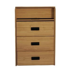 ZIRI 木製ドレッサーとベンチの多機能セット、収納キャビネット付き、寝室の整理整頓と収納に使用 - Product Image 1