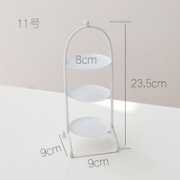 Présentoir à gâteaux à trois niveaux, ensemble de présentoirs pour desserts, fournitures de mariage, accessoires de décoration pour pique-nique et anniversaire, plateau à pâtisserie