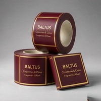Autocollants personnalisés en feuille d'or avec impression UV et pelliculage mat auto-adhésifs pour flacons de parfum