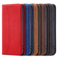 Étui portefeuille en cuir PU pour iPhone 11 Pro - Housse avec support, 2 emplacements pour cartes, fermeture magnétique et coque antichoc