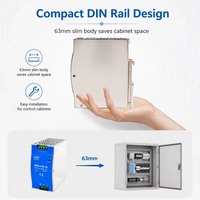 Alimentation industrielle sur rail DIN NDR-240 240W, 24V 10A 48V 5A, alimentation à découpage CA/CC avec fonction PFC active