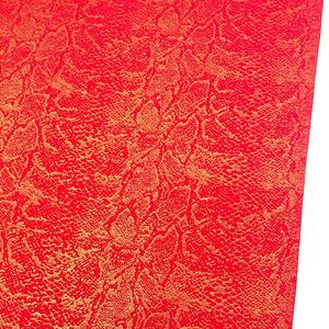 사용자 정의 빛나는 뱀 피부 동물 인쇄 메탈릭 호일 4 방향 스트레치 나일론 스판덱스 니트 패브릭 수영복 체조 착용 직물 - Product Image 5