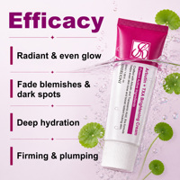 Crème éclaircissante OEM à marque privée à l'arbutine, TXA, niacinamide et glutathion pour unifier le teint et estomper les taches brunes