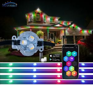 Постоянные рождественские светодиодные гирлянды 12В/24В, 30 мм, RGBW, с контроллером UCS2904 и Wi-Fi, гарантия 5 лет - Product Image 2