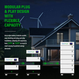 Stackable <b>48v</b> 51.2v 5kw All in One Lithium Solar <b>Battery</b> 51.2v 5kwh 10kwh 20kwh 30kwh Home Energy Storage <b>Battery</b> - Product Image 3