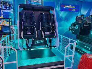 Simulador de Juegos de Realidad <span class=keywords><strong>Virtual</strong></span> JiaYi para 2 Jugadores, Rotación de 360 Grados, Máquina de Realidad <span class=keywords><strong>Virtual</strong></span> para Interiores/Exteriores, Fabricada en Metal, Acero y Plástico, con Certificación CE - Product Image 3