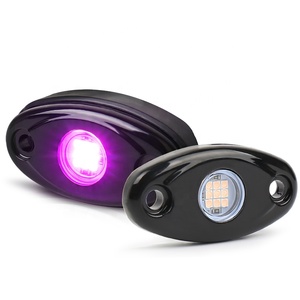 OVOVS 4x4 <span class=keywords><strong>Led</strong></span> Pod Violet Neon Underglow Light 9W Single Pod <span class=keywords><strong>Led</strong></span> Rock Light <span class=keywords><strong>pour</strong></span> Off-Road ATV UTV Truck - Product Image 1