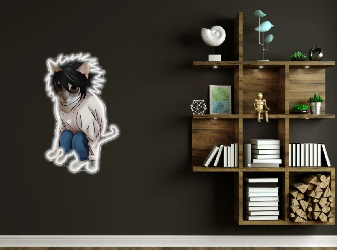 Pet Wall Art Custom Pet Memorial Portrait Logo Neon Sign for Pet Shop