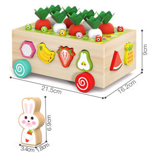 Simulation en bois multifonctionnelle jouet agricole éducation préscolaire pour enfants jeu de puzzle d'éveil vente directe du fabricant - Product Image 4