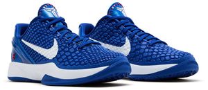 Zapatillas de Baloncesto para Niños Zoom ZK 6 GS Dodgers, Color Azul y Blanco, Suela de Goma, Parte Superior Sintética, Entresuela de EVA, Forro de Malla Transpirable para Verano - Product Image 4