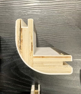 Protectores de Esquinas de Pared Curvos Recubiertos de Papel Melamínico de Alta Gama, Resistentes al Fuego e Impermeables, para Hospitales, Hoteles, Baños y Salas de Estar - Product Image 2