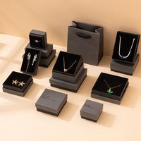 Boîte à bijoux en papier écologique, petite, personnalisée avec logo, tiroir coulissant, pour bagues, boucles d'oreilles, colliers, emballage cadeau avec plateau en mousse