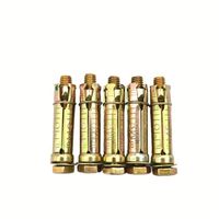 Heavy Duty Yellow Zinc Plated Expansion Rawl Bolts Good Quality Shield Anchor Fix Bolt Concrete Sleeve Fasteners
