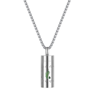 Beautiful Patterns Stainless Steel Aromatherapy <b>Perfume</b> Essential Oil Diffuser Pendant Openable Locket Necklace Jewelry - Product Image 1