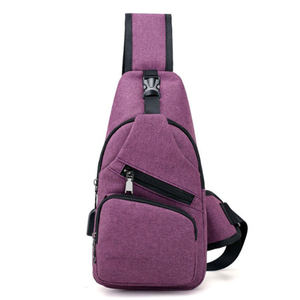 Wholesale Men Backpack Chest Pack Single Rucksack England Chest <strong>Bags</strong> Shoulder Cross Body <strong>Bag</strong> External USB Charger Backpack <strong>Boys</strong> - Product Image 6