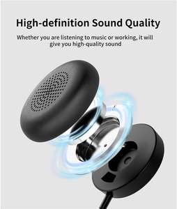 ONIKUMA X81 professional ear-wrapped wired computer USB gaming headset noise reduction call center headset with microphone - Product Image 3