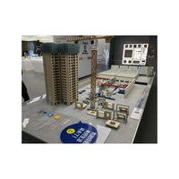 Modelo a escala arquitectónica industrial personalizable con tecnología 3D para la visualización de principios industriales