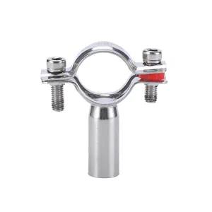 High Quality SS304 Adjustable Clamp Pipe 1.5 Inch Welded Pipe Holder