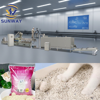 Máquina Extrusora Automática de Arena para Gatos de Almidón de Yuca, Equipo de Extrusión de Arena para Gatos de Almidón de Tapioca Degradable
