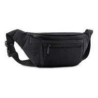 Sac de taille pour la course à pied en plein air OEM, polyester, imperméable, portable, durable, avec fermeture à glissière, personnalisable, sac de sport quotidien à bandoulière
