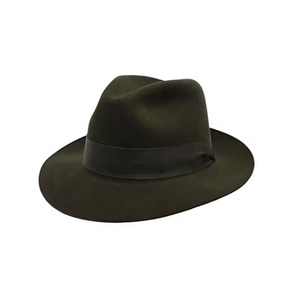 Classic 100% Wool <strong>1920s</strong> Gatsby <strong>Gangster</strong> Fedora Hat for <strong>Men</strong> and Women Fall Felt Wide Brim Panama Derby Hat - Product Image 2