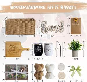 Nouveaux cadeaux de déménagement de qualité supérieure 2024 pour couples, hommes et femmes – Idée cadeau parfaite pour les acheteurs de maisons – Cadeaux de clôture de transaction – Vente en gros - Product Image 3