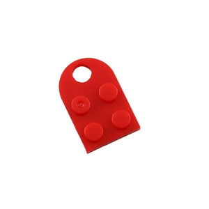 P493 DIY Acrylic Jewelry Accessories Creative Handmade 2x2 Single-<strong>Block</strong> Assemblable Heart <strong>Brick</strong> Necklace Keychain - Product Image 4