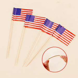 Флажки-шпажки для еды на Рождество: для бургеров, сэндвичей, фруктов, тортов, коктейлей, декор для вечеринок - Product Image 4