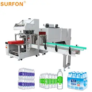 Auto Bottle Shrink Sleeve Wrap Machine Beer Cans Wrapper Film Tray Shrink Wrapping Machine