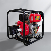 Pompa Air sentrifugal mesin Diesel besi cor 2/3/4 inci pompa api air sentrifugal industri pertambangan laut 10HP OEM dapat disesuaikan